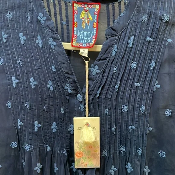 NWT Oversized Johnny Was Manchengo Tunic Sz XS